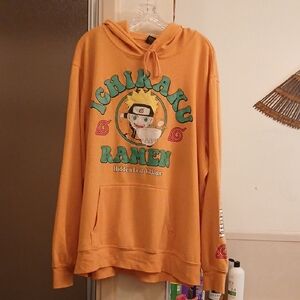 Ichiraku Ramen Graphic Hoodie. Vintage. Sz‎ 2XL